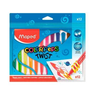 Imagem de Giz de Cera Maped Color Peps Twist 12 Cores