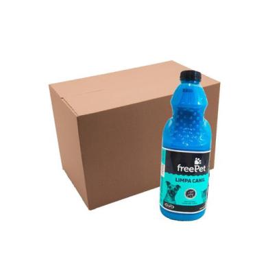 Imagem de Detergente Free Pet Limpa Canil 2 Litros Kit 6 - Start, Detergente Fre