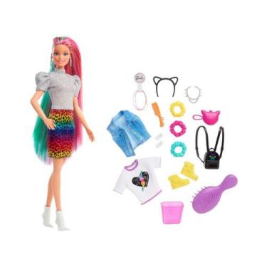Imagem de Barbie penteado de oncinha (s) mattel unidade, Colorido