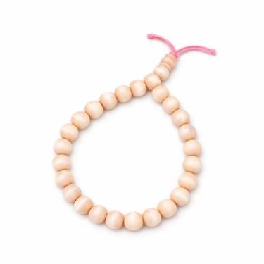 Imagem de Pulseira Olho de Gato Murano Orixás Proteção Espiritual Cor:Rose Obá -