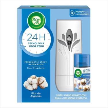 Imagem de Aromatizador de Ambiente Bom Ar Automático Aerossol Freshmatic Flor de