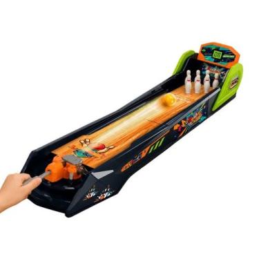 Imagem de Jogo de Boliche Infantil Arcade Placar e Lançador Automático - IMPORTU