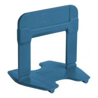 Imagem de Espacador Nivel Piso Porcelanato 1,0mm 500pc Azul Cortag