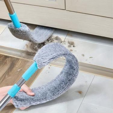 Imagem de KIT 02 Espanador Retrátil Flexível com Cabo Extensível em Aço Inox e M