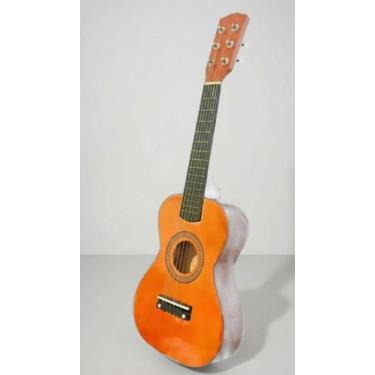 Imagem de Mini Violão Infantil Acústico Corda Aço Com Palheta - Congratulations 