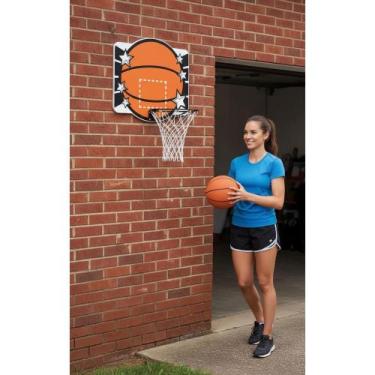 Imagem de Tabela Basquete MDF Aro Ferro 60cm - Jogo Divertido!