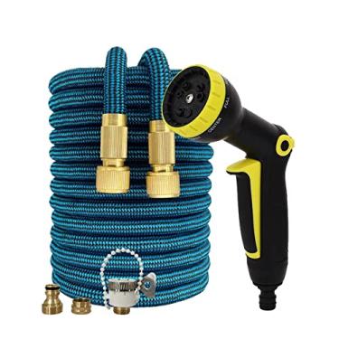 Imagem de AILHUA Mangueira rega de jardim lavagem de carro mangueira telescópica (Diameter : 1/2'', Lengh : 25ft)