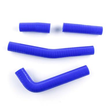 Imagem de LUXERAD Tubo de refrigeração de 3 camadas de 4,5 mm de desempenho de silicone para YAMAHA YZ426F 2000 2001 2002 (azul)