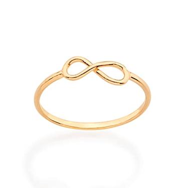 Imagem de Anel infinito folheado a ouro - 511815 - Rommanel Tamanho:18
