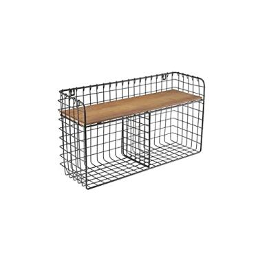 Imagem de Carrinho de cozinha Ferro Art Rack de armazenamento de camada dupla chão ao teto prateleira de armazenamento de detritos de cozinha prateleira de armazenamento de mesa livre perfurando suportes de vegetais para cozinhas (cor: branco)
