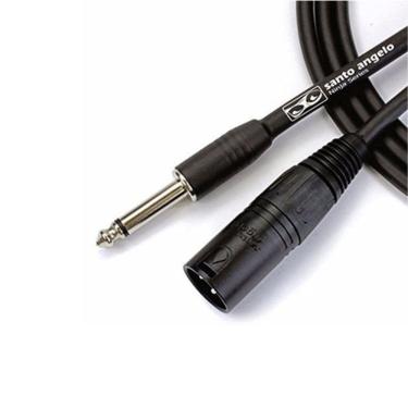 Imagem de Cabo P10 e XLR Fêmea Santo Angelo Injetado NINJA HG B 4,57 Metros com Conectores Blindados