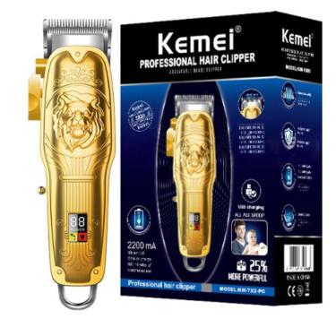 Imagem de Máquina De Cortar Cabelo Kemei Km Tx2+Pg Profissional