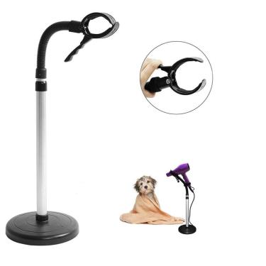 Imagem de Suporte Secador Regulavel Giratorio Salao Petshop Cabelo Flexivel Ajustavel Cabeleireiro Chao