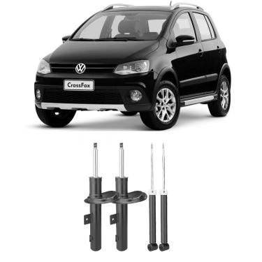 Imagem de 04 Amortecedores CrossFox Dianteiro e Traseiro 2005 Até 2014