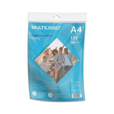 Imagem de Papel Fotográfico Glossy A4 135g 50 Folhas - Pe037