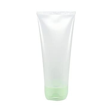 Imagem de Bisnaga Plástica Transparente 180ml C/Tampa Flip Top (20 Peças) (Verde Água)