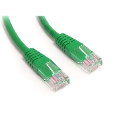 Imagem de StarTech. com Cabo Ethernet Cat5e - 3 m - Verde - Cabo de Patch - Cabo Moldado Cat5e - Cabo de Rede - Cabo Ethernet - Cabo Cat 5e - 3 m (M45PATCH10GN)
