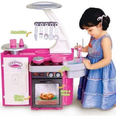 Imagem de Cozinha Infantil Classic Pia Fogão e Geladeira - Cotiplás