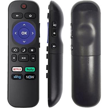 Imagem de Controle remoto LC-RCRUS-20 de substituição compatível com todos os Sharp Roku TV LC-50LBU591U LC-50LBU711U LC-55LBU591U LC-55LBU711U LC-43LBU591U LC-32LB601U LC-24LB601U LC-50LB601U LC-50LB601U LC-50LB601U LC-501U LC-50LB601U LC-501U LC-50LB601U U LC-40 LB601U LC-65Q7370U