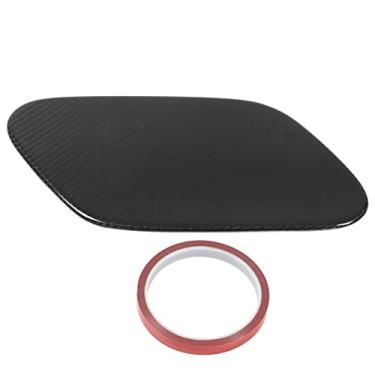 Imagem de Capa de tanque de combustível exterior do carro, adesivo de decoração de acabamento de tampa de gás de óleo de fibra de carbono Fydun design autoadesivo para MK7 MK7.5 2014-2019