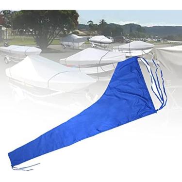 Imagem de Capa De Vela À Prova D'água, Capas De Barco De Vela Grande Multifuncional, Resistente A Arranhões E Resistente Ao Desgaste, Fácil Conveniente, Capa De Neve Com Guarda-sol Blue Boom Sail,(11-12 Pés