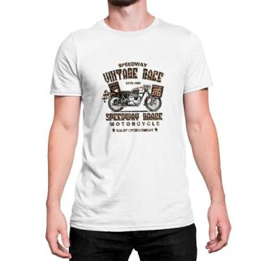 Imagem de Camiseta Speedway Garage Moto Forte Vintage Race Retro - Shap Life