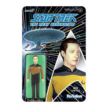 Imagem de Super7 Star Trek: The Next Generation Data - 3.75" Star Trek Action Figure with Accessory Classic TV Show Collectibles and Retro Toys