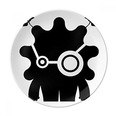 Imagem de Prato de alienígena e monstro alienígena decorativo de porcelana Salver louças para jantar