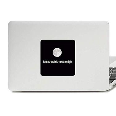 Imagem de Adesivo de vinil Paster Laptop Me and Moon para decoração de PC