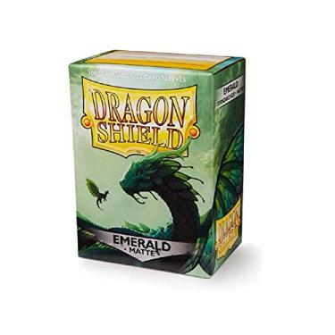 Imagem de Dragon Shield Matte Emerald Standard Size 100 ct Card Sleeves Individual Pack