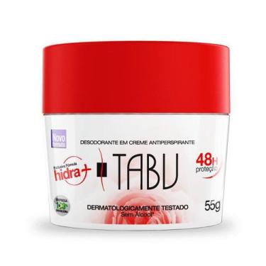 Imagem de Desodorante Creme Antitranspirante Tabu 55G - Tabu Clássico