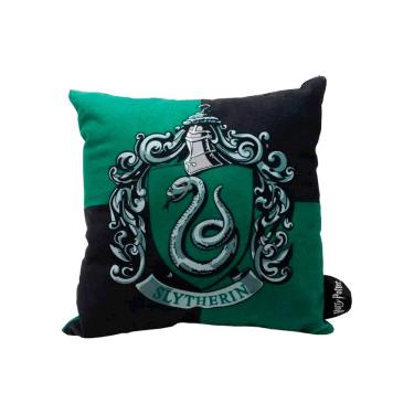 Imagem de Almofada Sonserina Harry Potter 22x22cm Hogwarts Houses