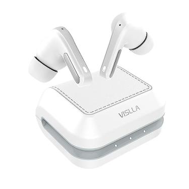 Imagem de Fone de ouvido bluetooth, fones de ouvido sem fio,VILLA, som Hifi, tempo de reprodução 32H, microfone embutido, IPX5 à prova d'água, chamadas cristalinas, som premium (Branco)