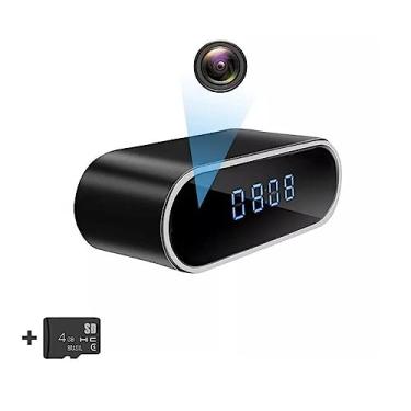 Imagem de Relógio de Mesa Espião com Câmera Espiã WIFI de Segurança - 4GB