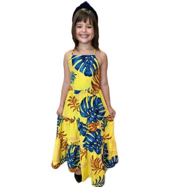 Imagem de Vestido Longo Floral Amarelo