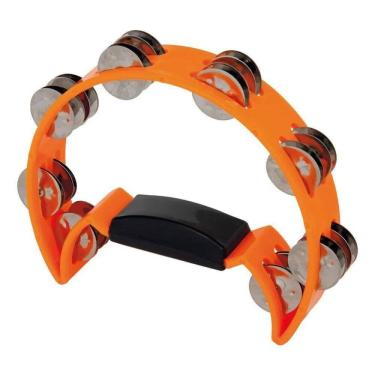 Imagem de Pandeiro Meia Lua Laranja Spanking