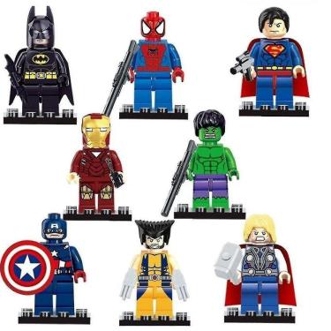 Imagem de Super-herói Set Pequenas Partículas Montadas Building Block Toys