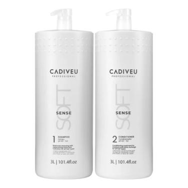 Imagem de Cadiveu Kit Soft Sense Shampoo + Condicionador - 2x3litros 
