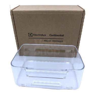 Imagem de Prateleira Acrílica p/ Geladeira Electrolux - DB52/DB83/DB84/DM83/DM84/DT52 - 20x15x7,5cm