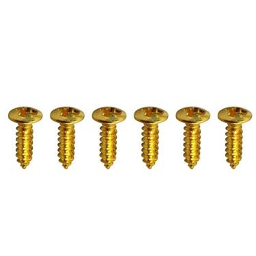 Imagem de 50 peças de parafusos de palheta de guitarra peça de reparo para Fender Strat/Tele guitarra elétrica baixo