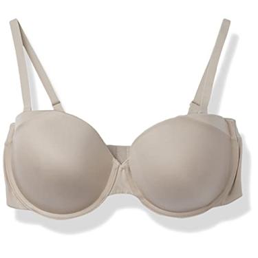 Imagem de Maidenform Sutiã Demi sem alças Self Expressions, sutiã macio com aro, sutiã camiseta conversível de 5 vias, Paris Nude, 36C
