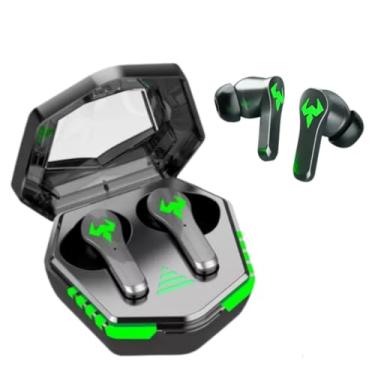Imagem de Fone de Ouvido Bluetooth 5.2 Sem Fio TWS Gamer Com Cancelamento de Ruído Ativo Microfone Embutido (PRETO)