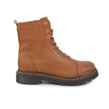 Imagem de Bota Feminina Cravo e Canela Cano Baixo Marrom - 85653C-Feminino