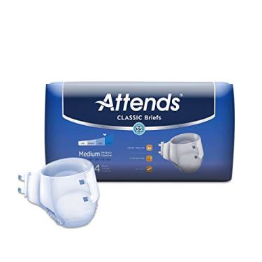 Imagem de Attends Cuecas justas respiráveis com abas flexíveis, tamanho médio, bolsa/24