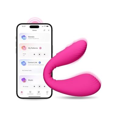 Imagem de LOVENSE Dolce Vibrador de casais, clitóris Bluetooth e vibrador de ponto G para mulheres, massageador de estimulador de ponto G controlado por aplicativo com memória de 10 modos de vibração