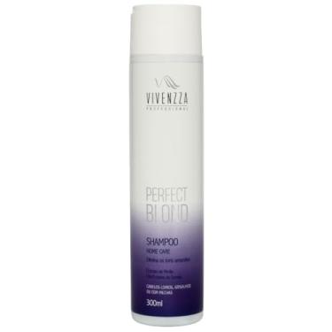 Imagem de Vivenzza Professional Perfect Blond Shampoo, 300ml, para Cabelos Louros, Grisalhos ou com Mechas