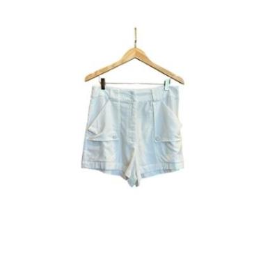 Imagem de Short Dress To Linho Botão Bolso Feminino-Feminino