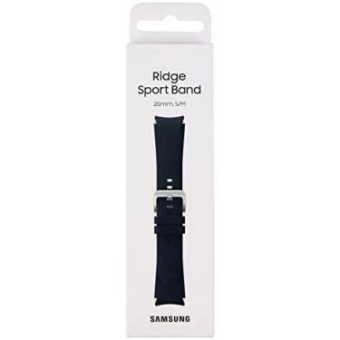 Imagem de Samsung Pulseira esportiva Ridge para Galaxy Watch4 e Classic (20 mm) (pequena/média, azul marinho)