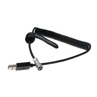 Imagem de Cabo de alimentação BMPCC-4K|6K para Blackmagic-Pocket-Cinema-Camera do Power-Bank USB QC 2.0|3.0 12V para cabo espiral flexível fêmea de 2 pinos Alvin's Cables (USB)