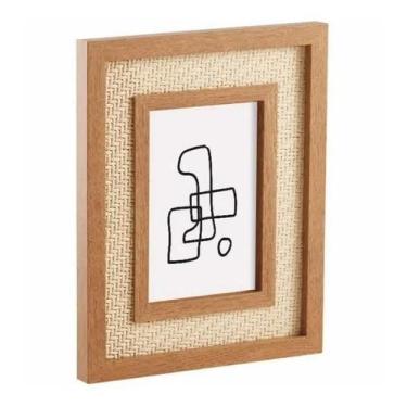 Imagem de Porta-Retrato Em Mdf Com Rattan 10X15 - Mart